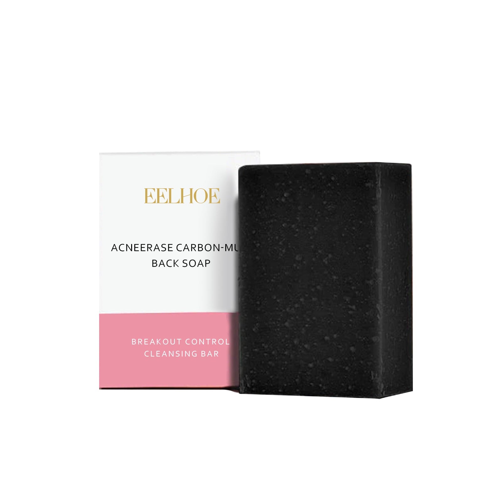 Carbon Clay Back Soap Whitening Body Cleansing Skin Lightening Dark Spots Acne Mark Exfoliating Moisturizing Brightening Soap