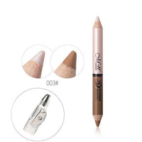 Meinuo New One-Stroke Dual-Use Double-Headed Shading Pen High-Gloss Pen Wood Can Be Sharpened