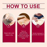 OUHOE Rose Body Oil Relieves Dry Skin And Moisturizes Body Skin Massage Care Oil