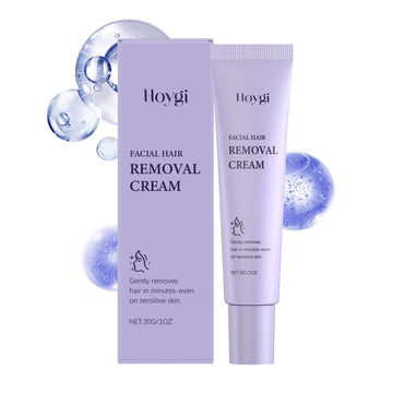 Hoygi Facial Hair Removal Cream, Mild Facial Hair Removal Daily Facial Treatment Cleanses, Moisturizes And Smoothes Skin