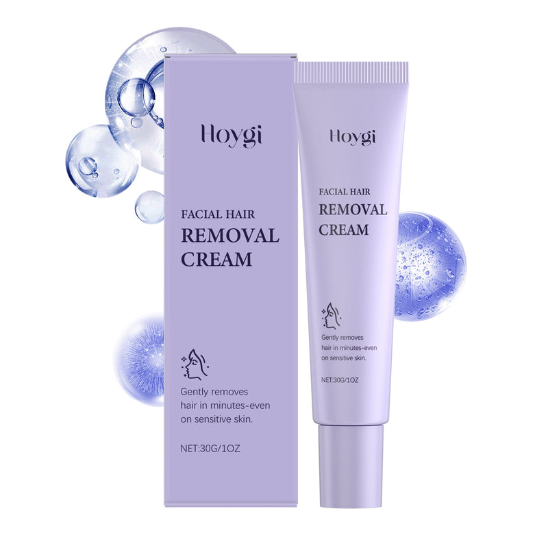 Hoygi Facial Hair Removal Cream, Mild Facial Hair Removal Daily Facial Treatment Cleanses, Moisturizes And Smoothes Skin