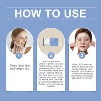 Deep Nourishing Moisturizing Mask Gently Moisturizes Facial Skin Hydrating Moisturizing Soft Moisturizing Skin Care Mask