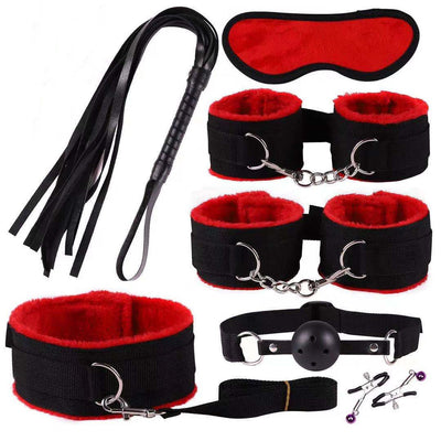 Nylon 7-Piece Set Red