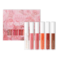 Julystar Transparent Watershine Lip Honey Pearlescent Colorless Lip Glaze Set Liquid Moisturizing Mirror Lip Color