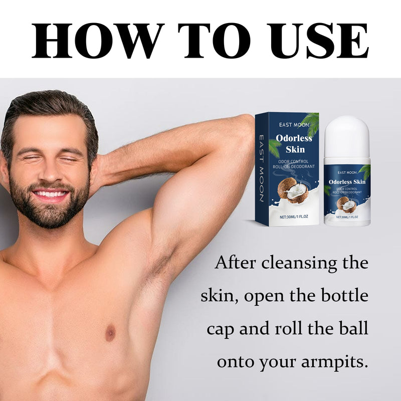 Coconut Vanilla Antiperspirant Beads, Deodorant Under The Armpit Antiperspirant Deodorant Body Lasting Dry Stop Sweat Beads