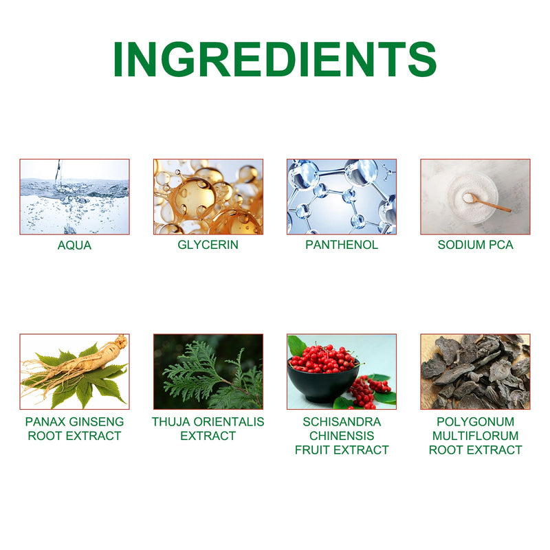 South Moon Herbal Black Hair Liquid Polygonum Multiflorum Herb Essence Moisturizing Black Hair Conditioner