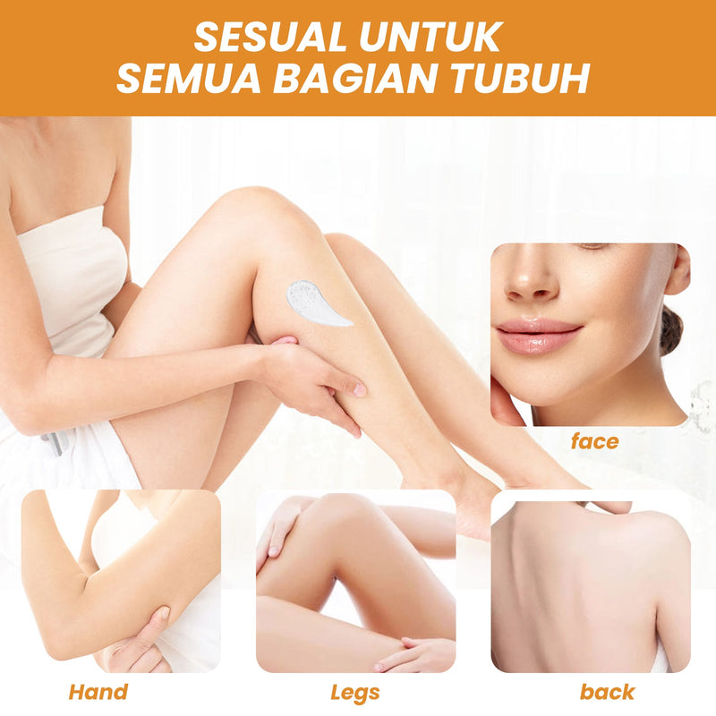 Body Exfoliating Gel, Whitening And Brightening Skin Cleansing Keratin Moisturizing Beauty Skin Gel