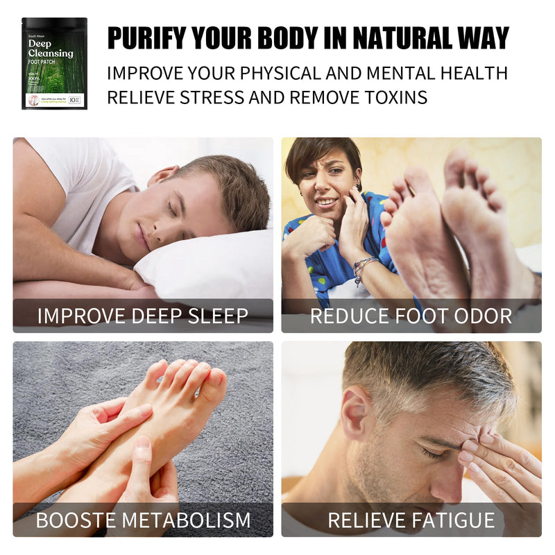 Deep Cleansing Foot Patch, Foot Massage To Relieve Stress Patches To Improve Sleep Quality