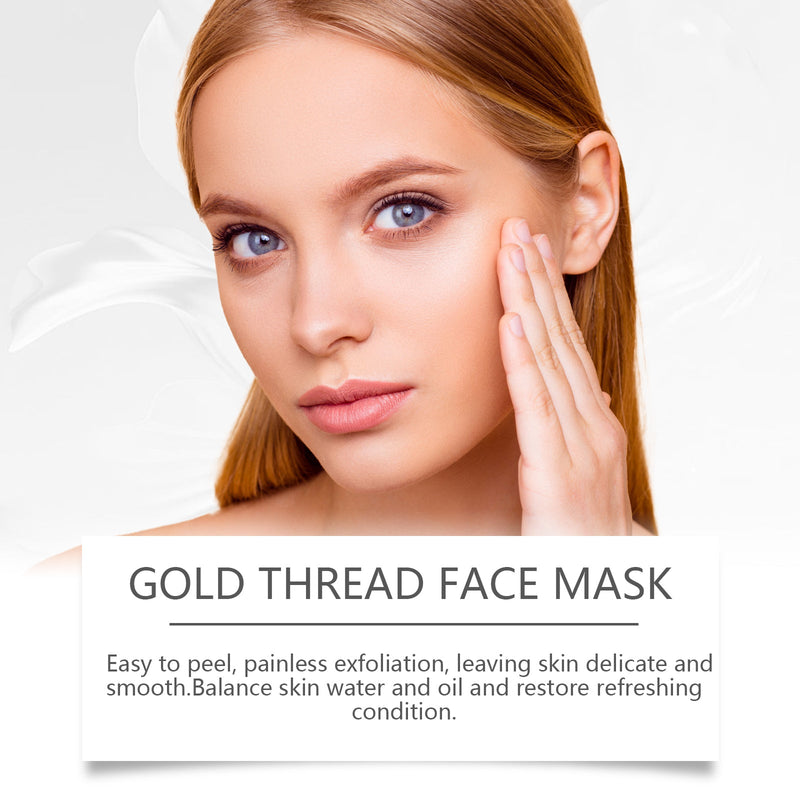24k Gold Peel Mask Facial Treatment Moisturizing, Hydrating And Cleansing Pores With Facial Mask