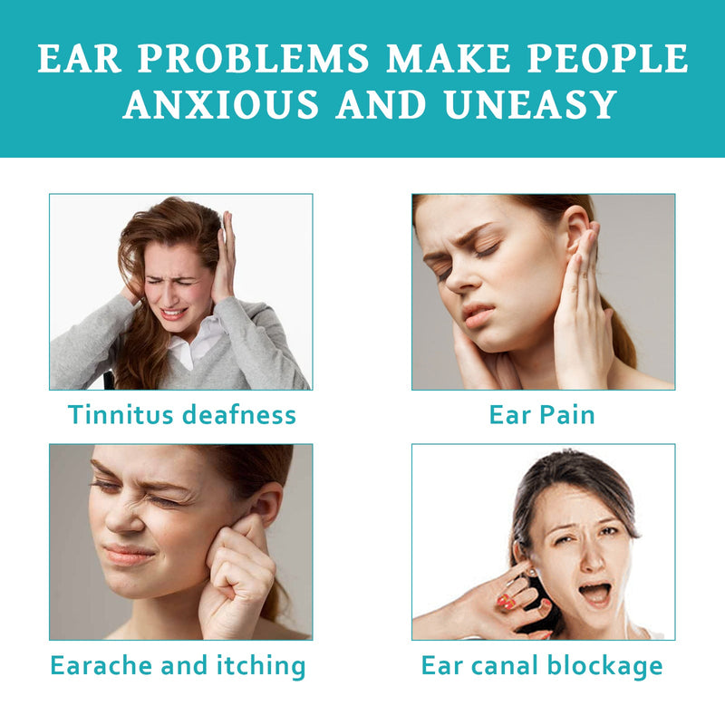 OUHOE Organic Ear Protection For Ear Discomfort Clean Earwax Body Comfort Ear Massage Daily Care Drops