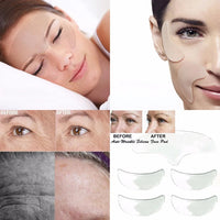 Reusable anti Wrinkle Eye Chin Forehead Skin Care Pads 100% Medical Grade Silicone Reusable Face Lifting Invisible Patches