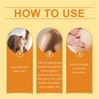West&Month Carrot Body Whitening Oil, Daily Gentle Moisturizing Body Skin Delicate Skin Oil