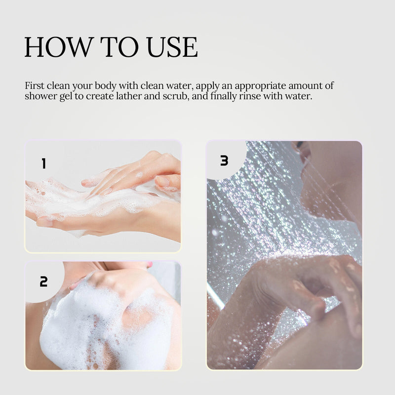 EELHOE Niacinamide Body Wash - Cleanses & Repairs, Delicate Pore Care