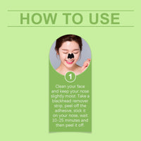 Bamboo Charcoal Nose Mask Gently Cleanses T Zone Of Face, Moisturizes Pores And Moisturizes Skin Nose Mask