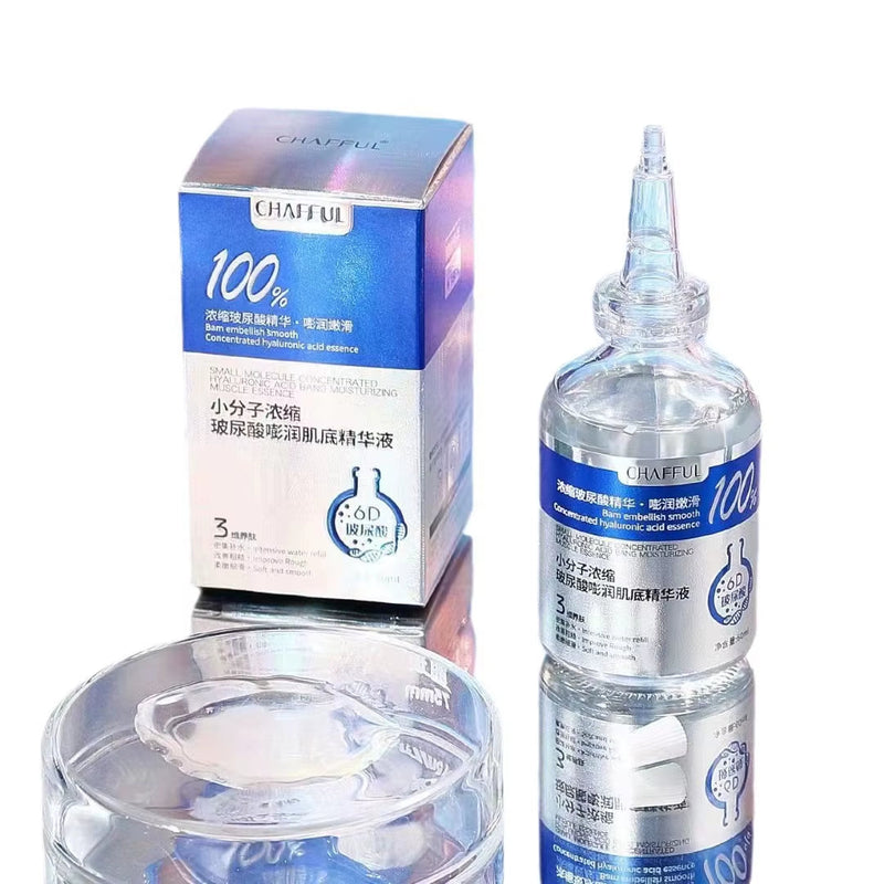 2Pcs Hyaluronic Acid Facial Essence Deep Moisturizing Facial Skin Essence Korean Skin Care Products Reduces Dry Skin