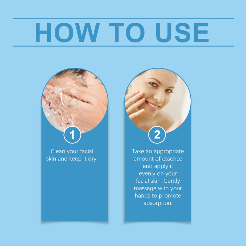 Hyaluronic Acid Face Serum, Compact Light Stripes Desalt Blain Brightens The Hydrating Essence