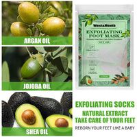 West&Month Nut Oil Foot Mask, Niacinamide Foot Mask Exfoliates Dead Skin Moisturizing And Repairing Foot Mask