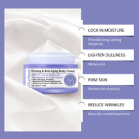 Body Cream Moisturizes And Hydrates Body Skin Daily Body Care Cream
