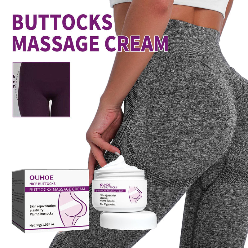 OUHOE Buttocks Massage Cream, Butt Massage Treatment Firming And Toning Up Buttocks And Slimming Up Hips Cream
