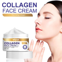 WIYUN Collagen Face Cream, Moisturizing & Firming Skin Collagen Brightening & Curing Skin Cream