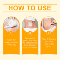 Houkea Bee Venom Body Patch Waist Arm Light Posture Body Lazy Body Care Moisturizing Skin Care Belly Button Patch