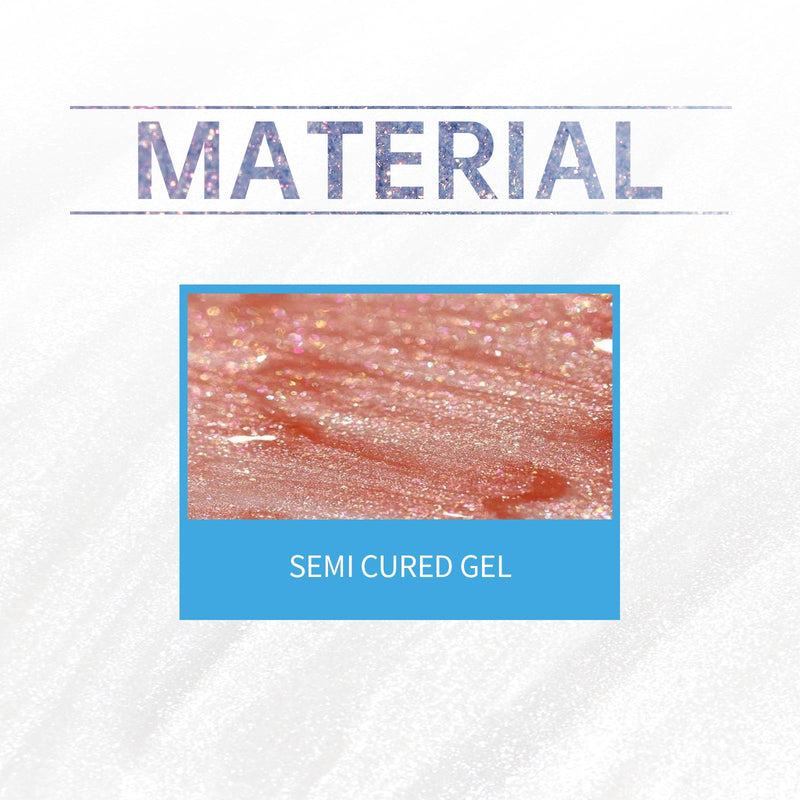 Soft Gel Nail Sticker Set Nail Paper Mini Fresh Shimmer Minimalist Soft Nail Sticker