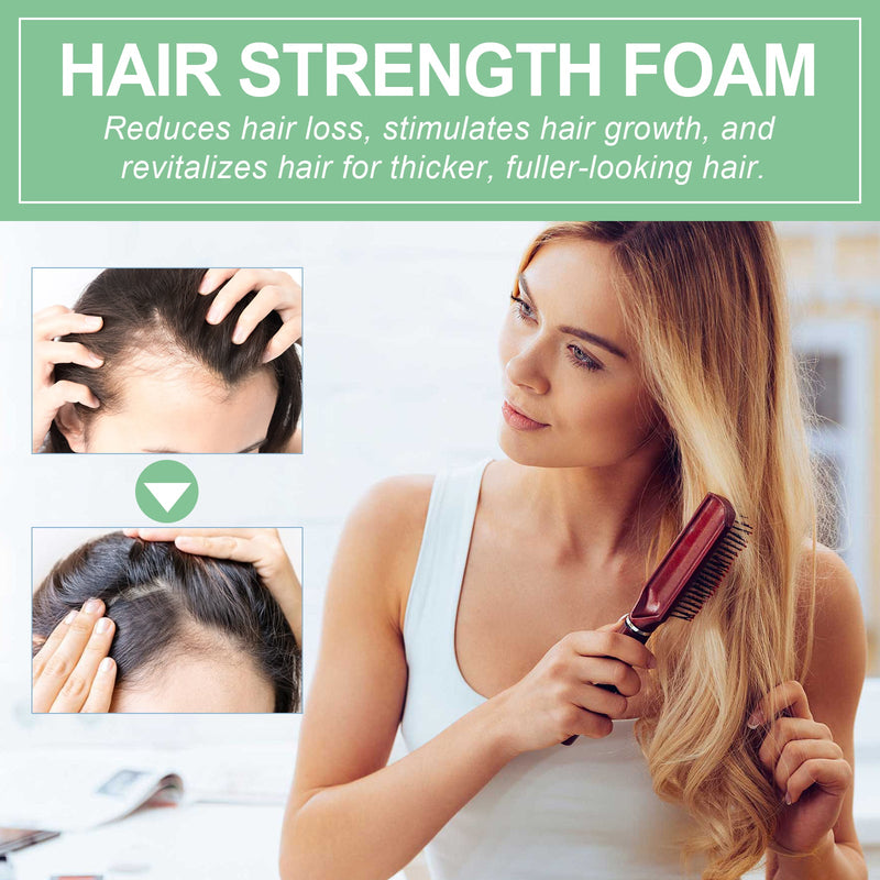 West&Month Strengthening Roll On Hair Essential Oil, Scalp Massage Moisturizing Hair Roots Thickening Hair Care Ball Essential Oil