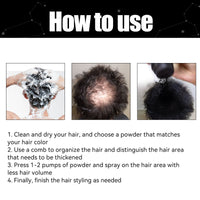 East Moon Hair Thickening Fiber Powder, Multi-Functional Hair Color Filler Hair Seam Hairline Powder