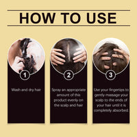 Scalp Nourishing Spray Strengthens Hair And Moisturizes Hair And Scalp Care Plant Extract