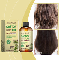 West&Month Hair Care Castor Oil, Nourishing Hair, Eyelashes And Eyebrows Multi-In-One Care Oil