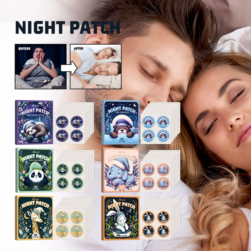 Night Patch, Care To Relieve Physical And Mental Fatigue To Help Sleep Cute Cartoon Sleep Patch