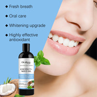 Coconut Mint Oil, Coconut Mint Mouthwash Fresh Breath Care Gum Stain Removal Mouthwash