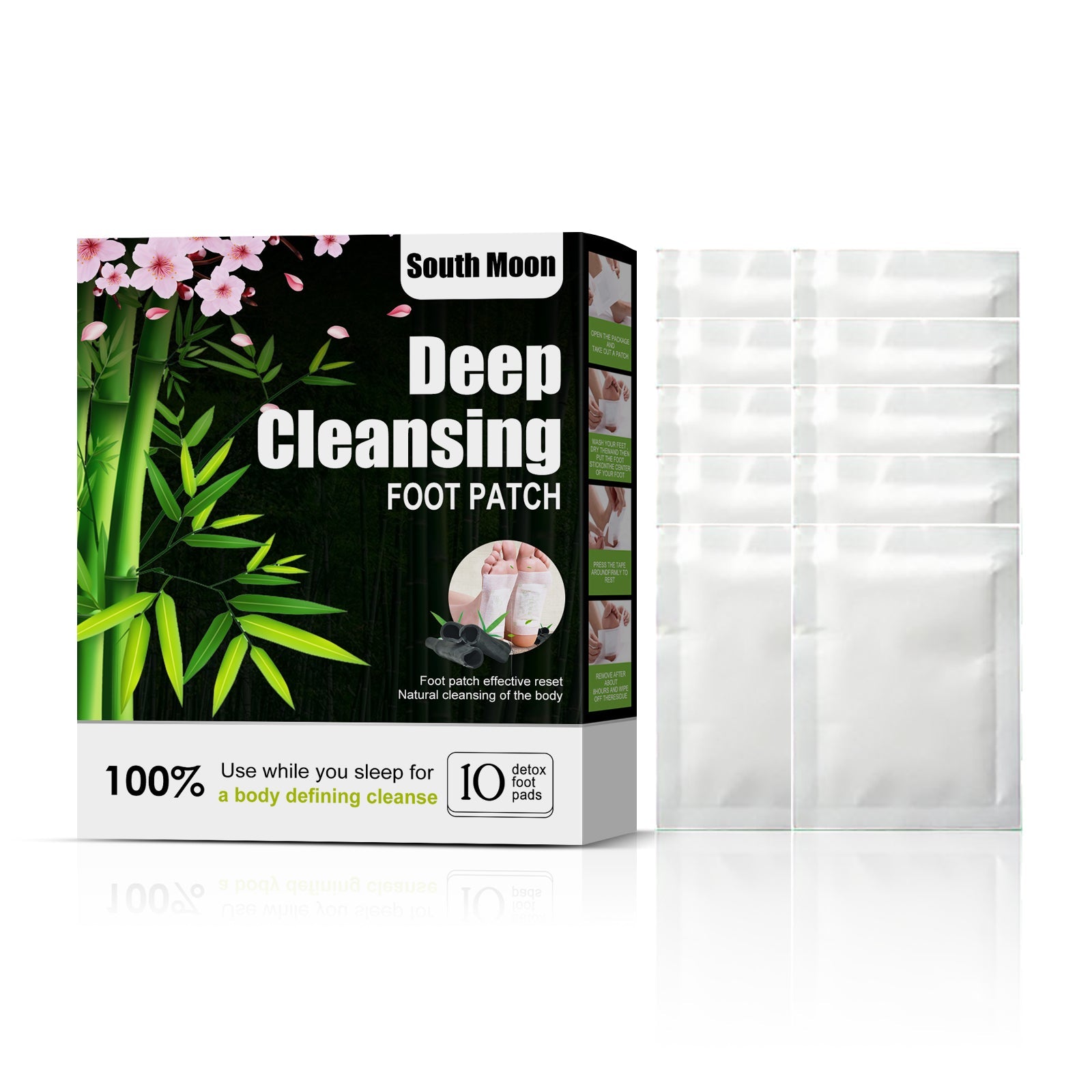 Natural Herbal Foot Patch Dehumidifying Foot Massage, Relieve Body Pressure, Relax Body And Mind Conditioning And Help Sleep Foot Patch