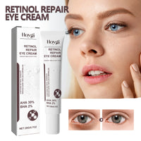 Retinol Repair Eye Cream, Reduce Wrinkles Fine Lines Bags Dark Circles Brightening Skin Anti-Wrinkle Repair Eye Cream