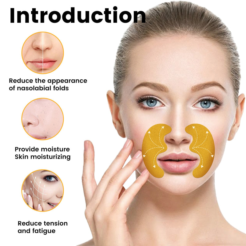Nasolabial Folds Patch, Fade Fine Lines Law Lines Lifting And Tightening Facial Skin Moisturizing And Hydrating