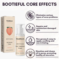 West&Month Buttock Care Cream, Repair Rough Buttock Skin Gentle Care Moisturizing And Moisturizing Skin