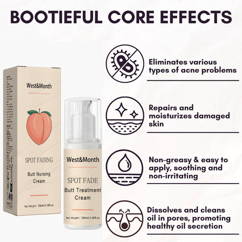 West&Month Buttock Care Cream, Repair Rough Buttock Skin Gentle Care Moisturizing And Moisturizing Skin