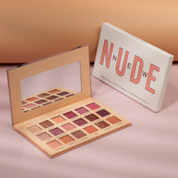 18 color desert rose matte pearl eye shadow plate earth color plate multi-purpose color eye shadow plate