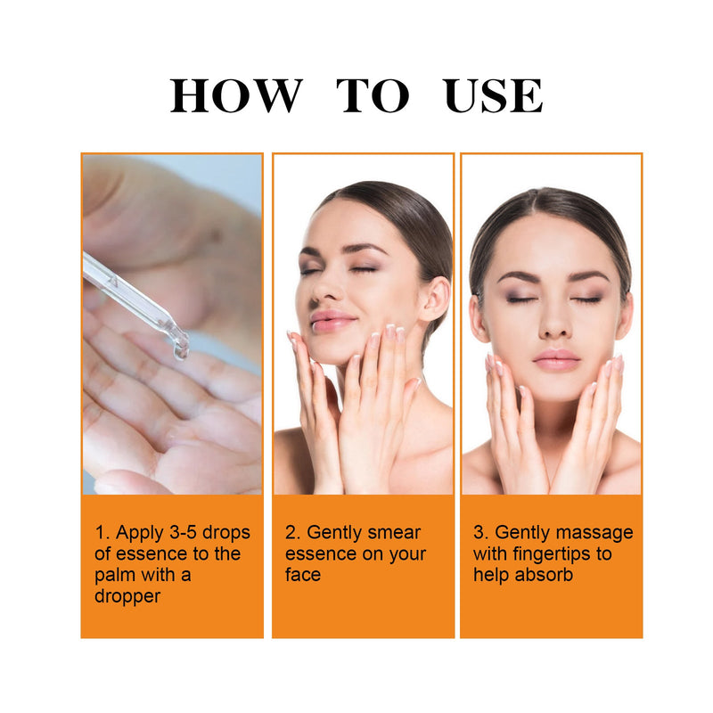 OUHOE Honey Brightening Face Essence, Firming Hydrating Brightening Repair Skin Care Essence