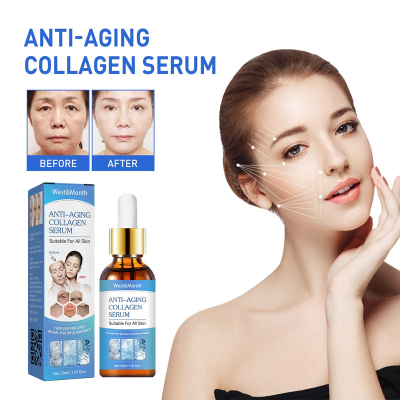 West&Month Collagen Facial Essence Reduces Fine Lines, Tightens Skin And Improves Dull Skin
