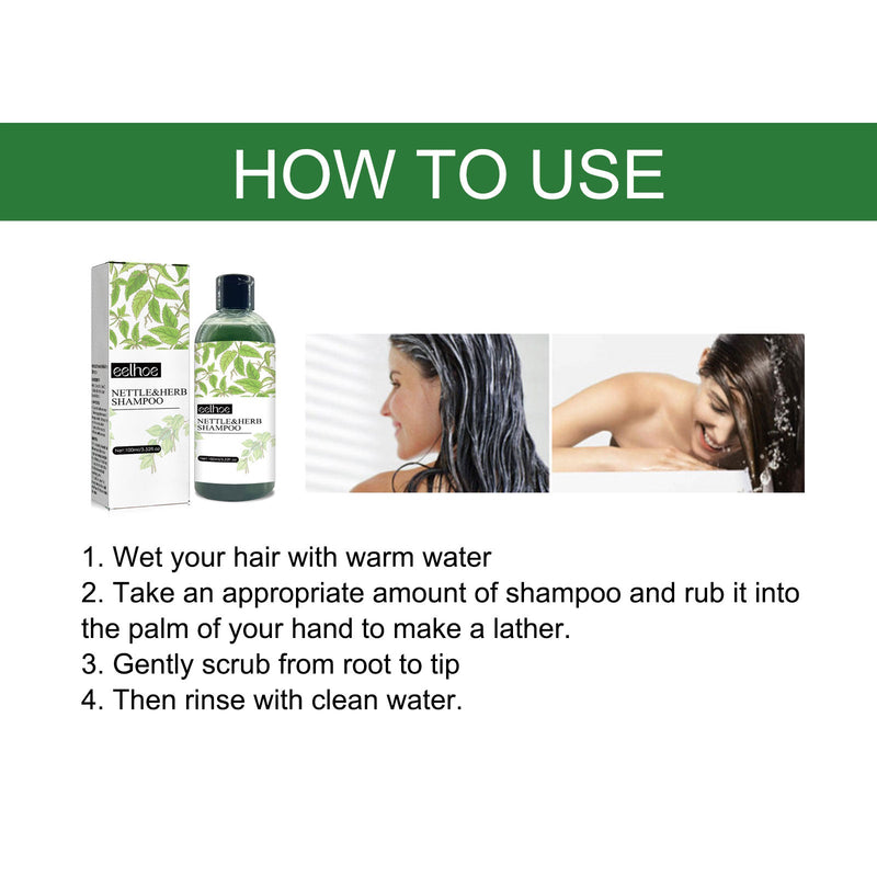 Herbal Shampoo Deeply Cleanses Scalp, Softens Hair, Moisturizes Hair Roots, And Strengthens Hair