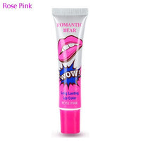 Romantic bear pomade Peel-off Waterproof long lasting Lip Gloss tint baton eosed balm lipsticks Long Lasting Makeup wow lips x1