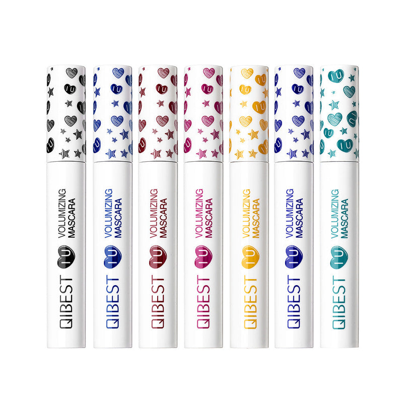 QIBEST Colorful Mascara Japanese Cosplay Curly Mascara Slender And Not Smudged