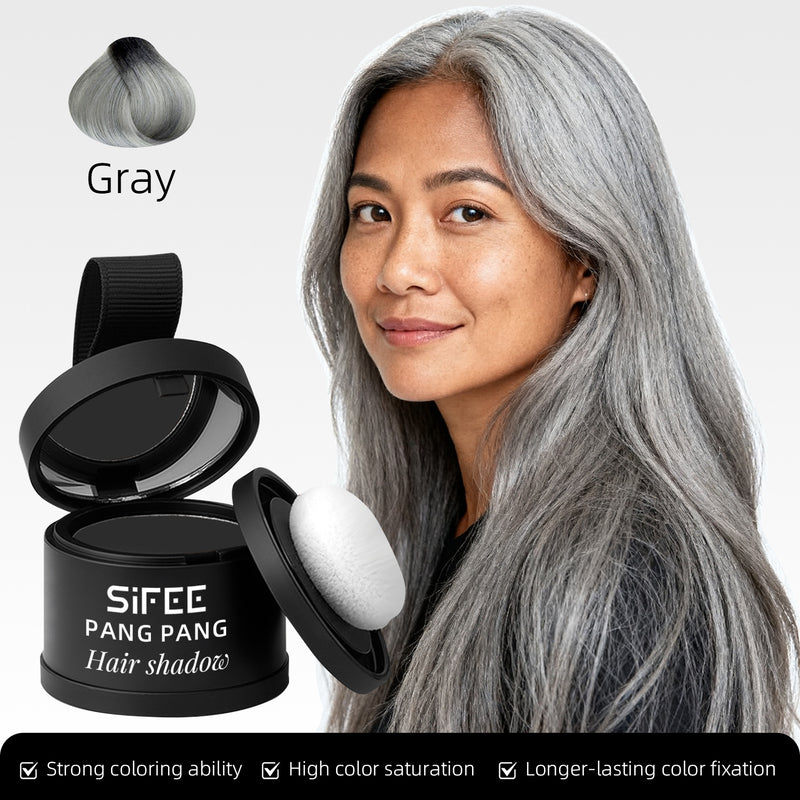 Hairline Powder Hair Filler Waterproof Sweat-Proof Volumizing Powder Long-Lasting Makeup for Forehead and Side Profile Hair Powder