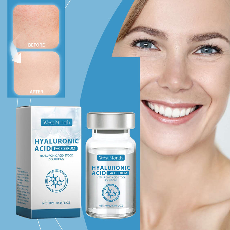 Hyaluronic Acid Face Serum, Compact Light Stripes Desalt Blain Brightens The Hydrating Essence
