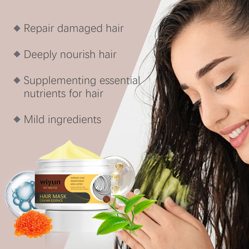 Wiyun Hair Repair Mask Smooth Gloss Repair Hair Care Nourishing Hair Care Hydrating Hair Mask