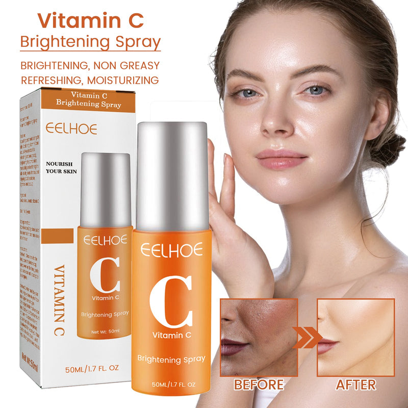 EELHOE Vitamin C Moisturizing Spray Hydrates And Moisturizes Skin, Lightening Acne Spots And Whitening Spray