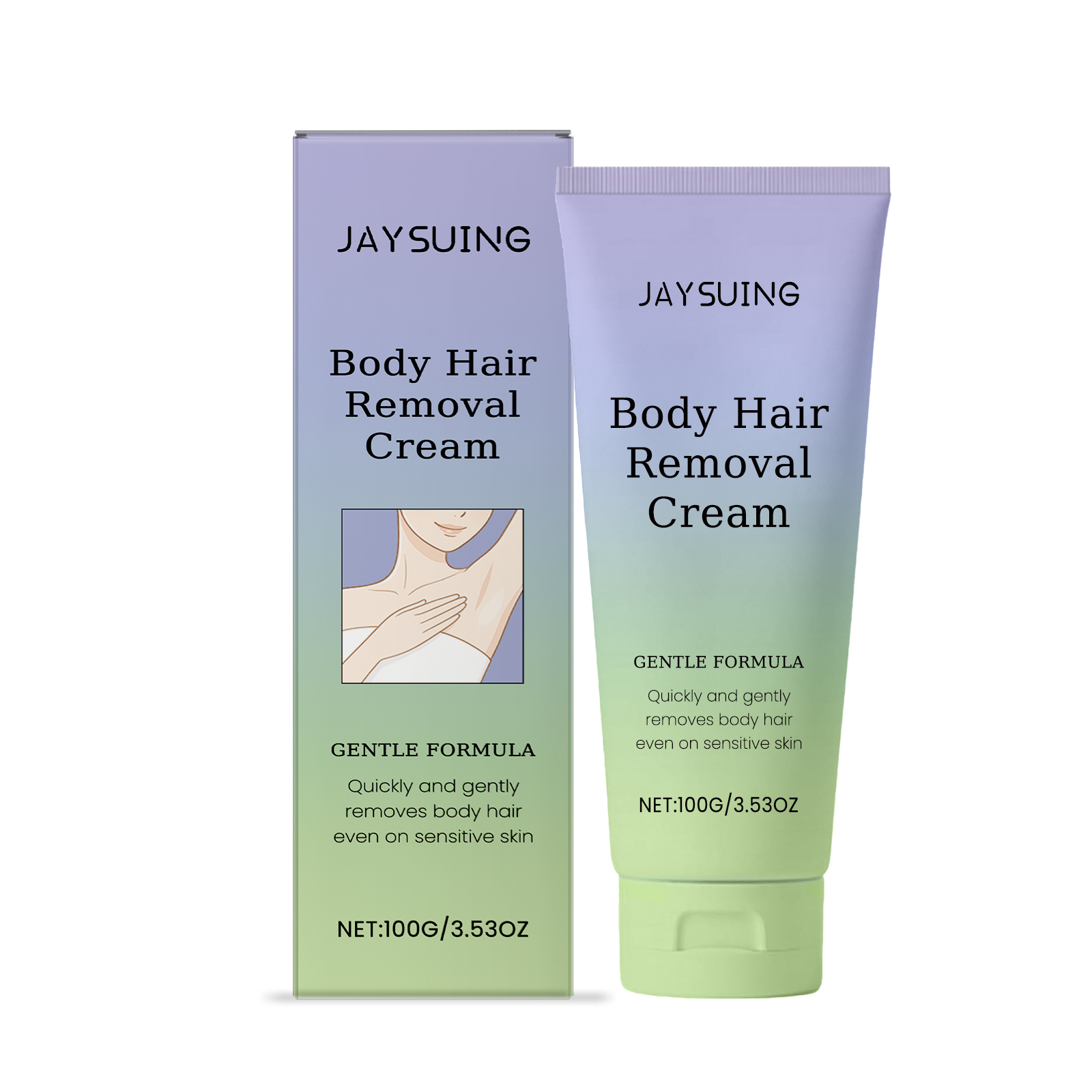 Jaysuing The Body Hair Removal Cream, Gently Removes Hair, Cleanses And Soothes The Skin, Making It Moist, Smooth And Convenient For Hair Removal Care