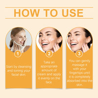 Turmeric Vitamin C Brightening Cream, Moisturizing Even Skin Tone Lighten Acne Mark Brightening Moisturizing Cream
