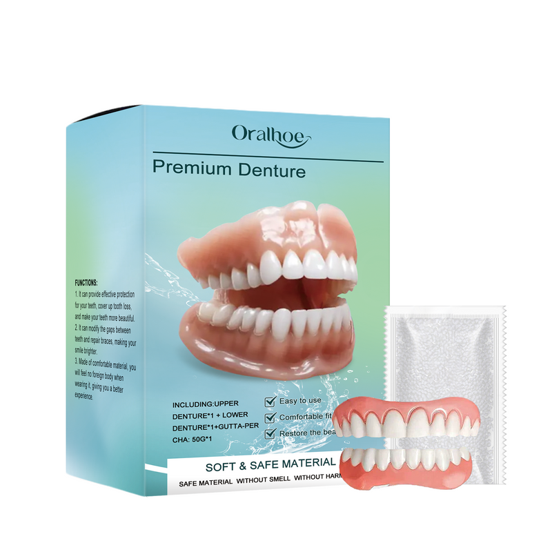 Oralhoe Dental Modification Set, Made Of Comfortable Materials To Enhance The Beauty Of Your Smile, Denture Set